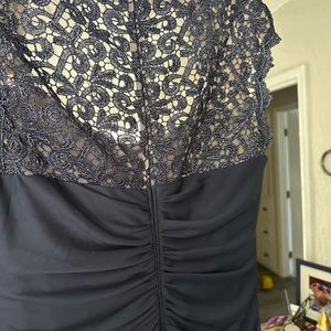 Navy blue lace dress